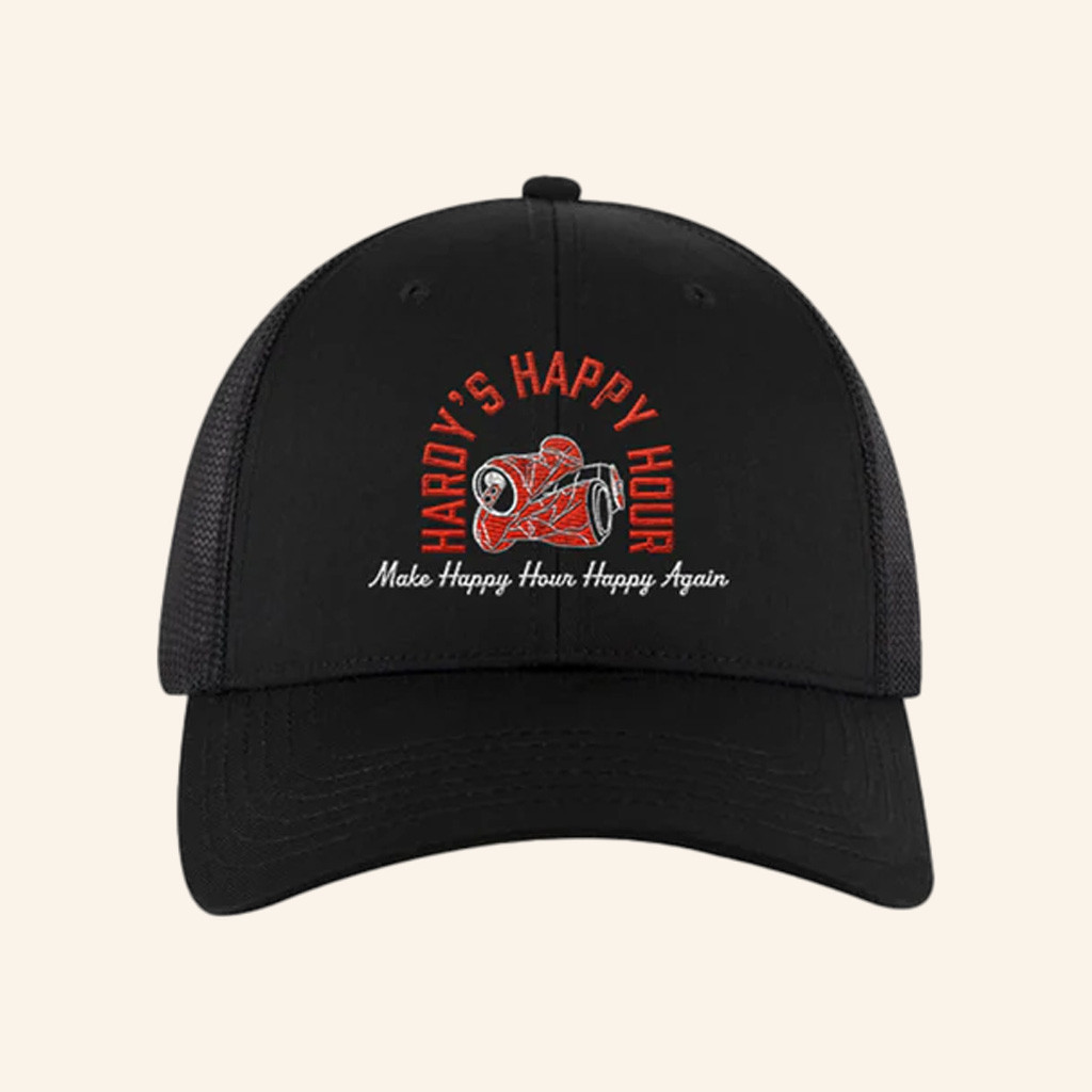 Hardy Merch Hardy's Happy Hour Trucker Hat Presents For Music Lovers