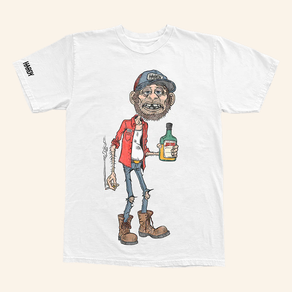 Hardy Merch Jim Bob White T-Shirt Unique Gifts For Music Lovers Hardy Merch Jim Bob White T-Shirt Unique Gifts For Music Lovers