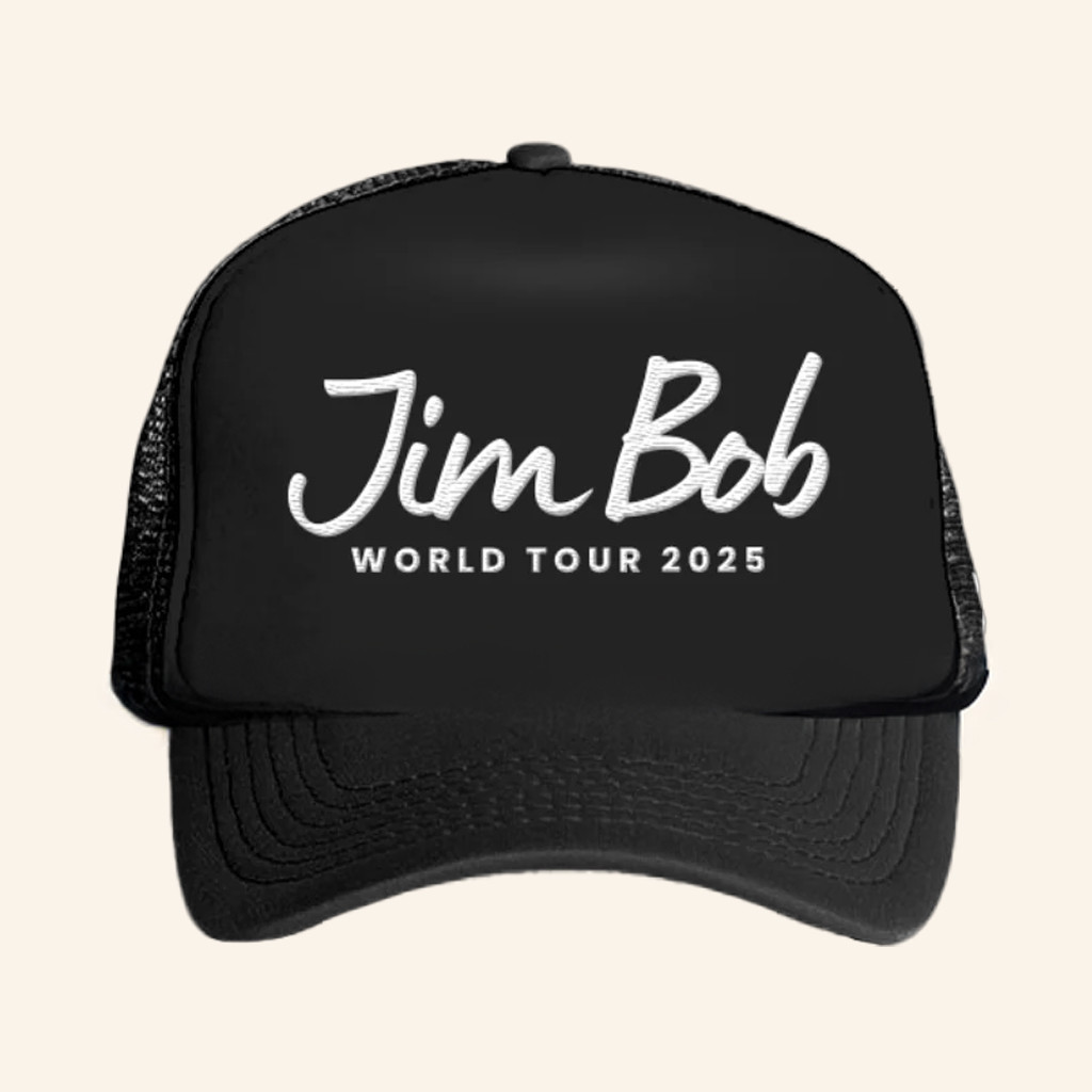 Hardy Merch Jim Bob World Tour Trucker Hat Embroidered Christmas Presents For Him