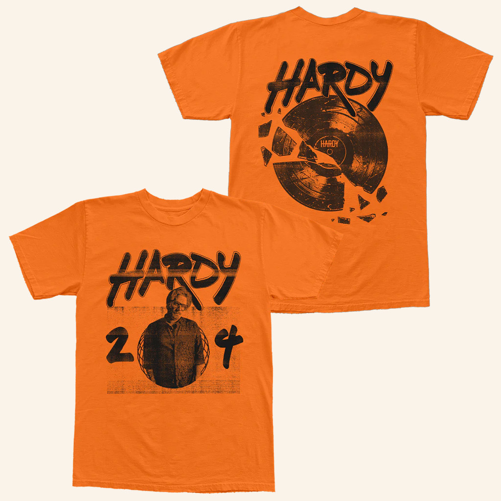 Hardy Merch Orange Record T-Shirt Gift Ideas For Music Lovers