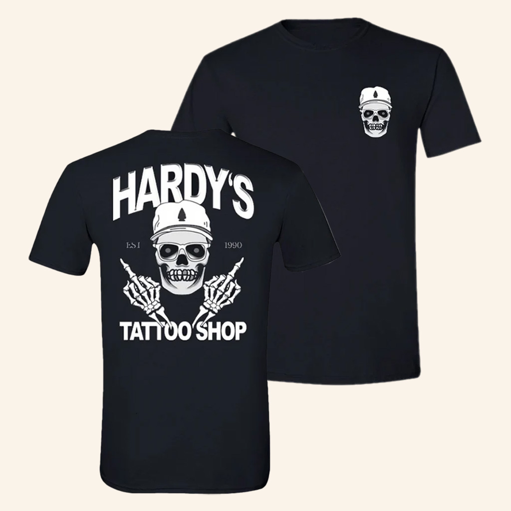 Hardy Merch Tattoo Shop T-Shirt Unique Gifts For Music Lovers Hardy Merch Tattoo Shop T-Shirt Unique Gifts For Music Lovers