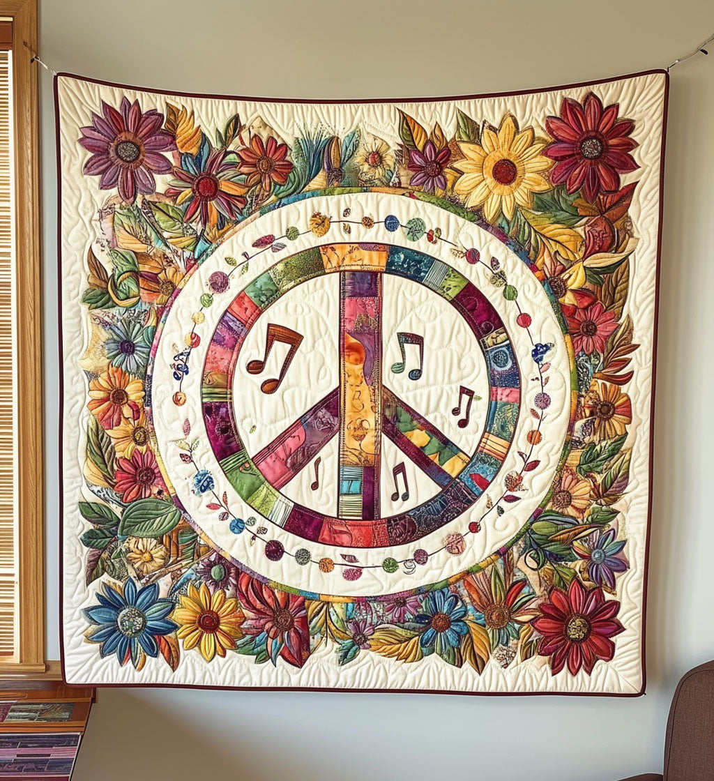 Harmony Blooms Quilted Blanket Cute Blankets For Teens