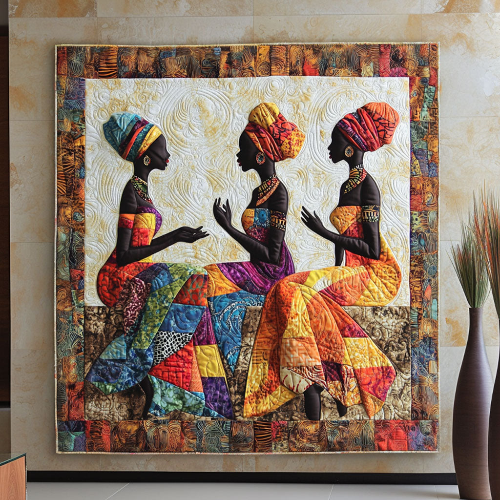 Harmony Spirit Woman Quilt Comfortable Microfiber Quilt Blanket for Everyday Use