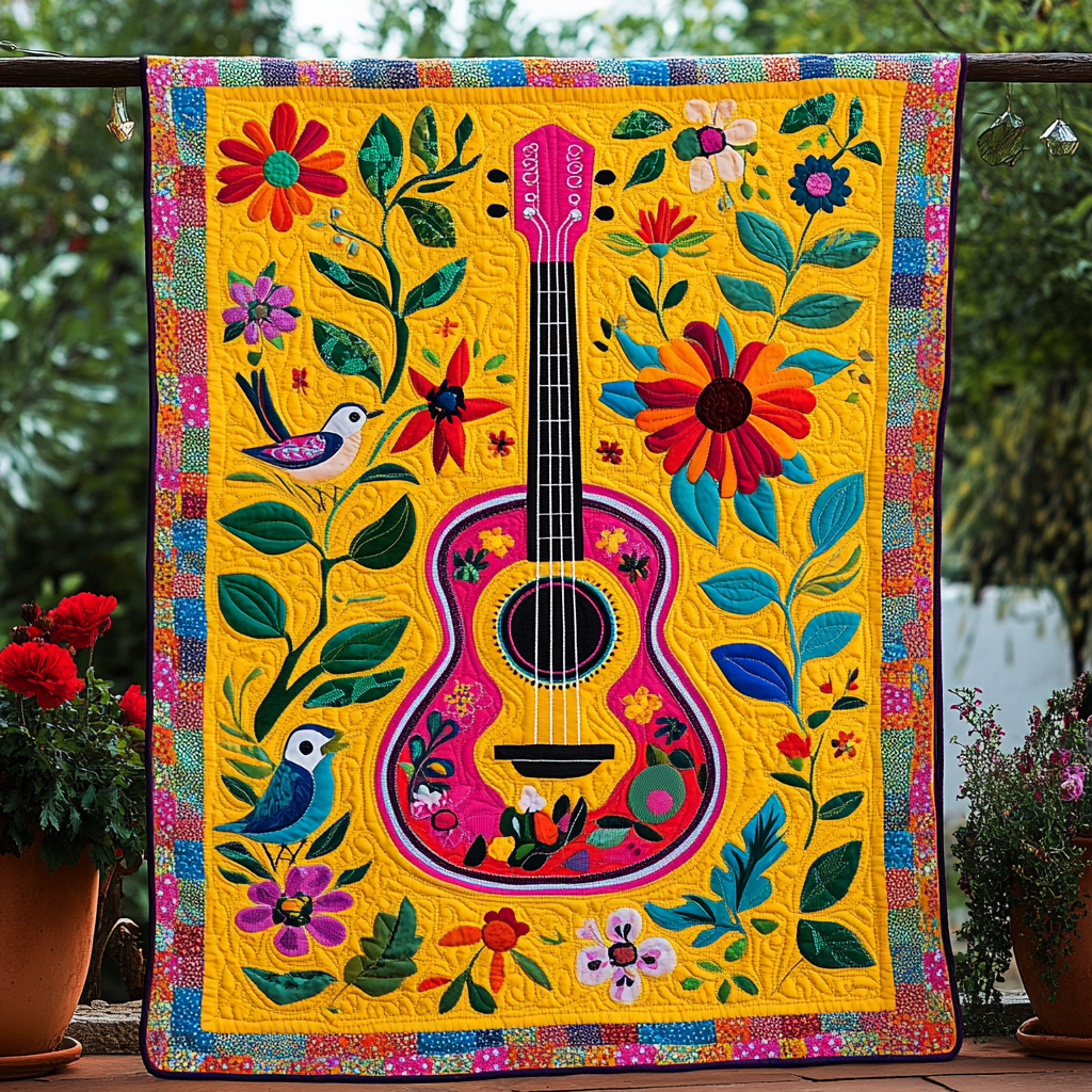 Harmony Vine Quilted Blanket Best Couch Throw Blanket Mexican Gift Items