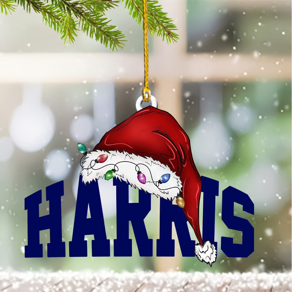 Harris 2024 Christmas Ornament Kamala Harris For President Xmas Tree Ornaments