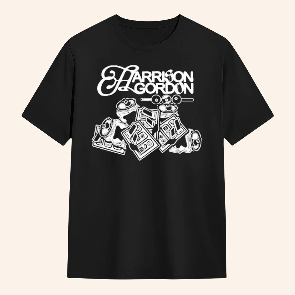 Harrison Gordon Merch Cans T-Shirt Music Lover Gift Ideas For Him