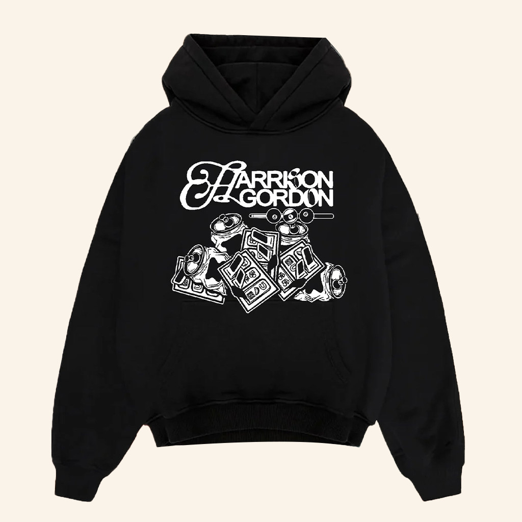 Harrison Gordon Merch Harrison Gordon Black Hoodie Music Related Gifts For Guys