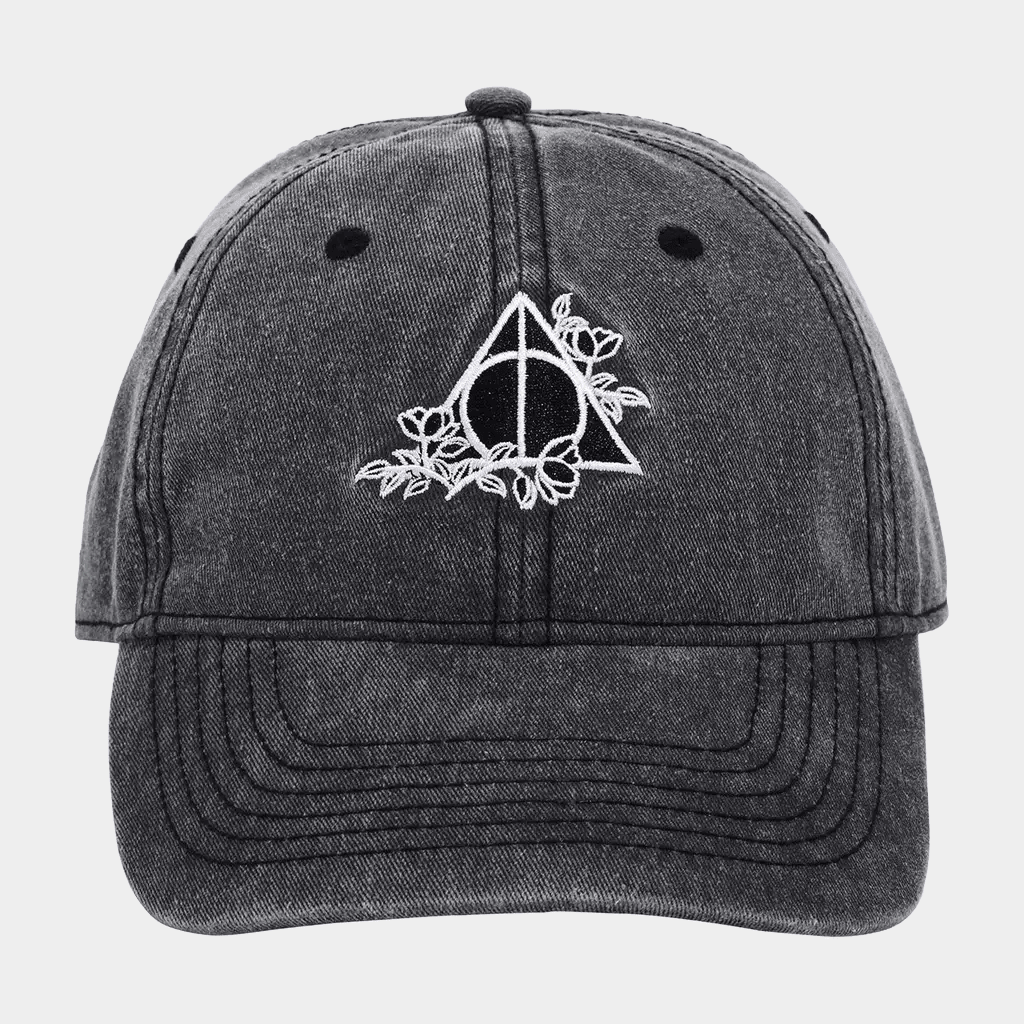 Harry Potter Merch Harry Potter Deathly Hollows Logo Hat Embroidered Gifts For Son
