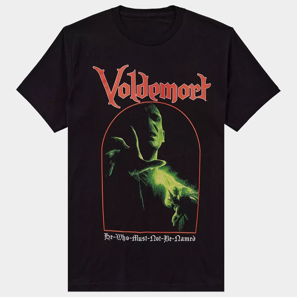 Harry Potter Merch Harry Potter Voldemort Portrait T-Shirt Present For Husband