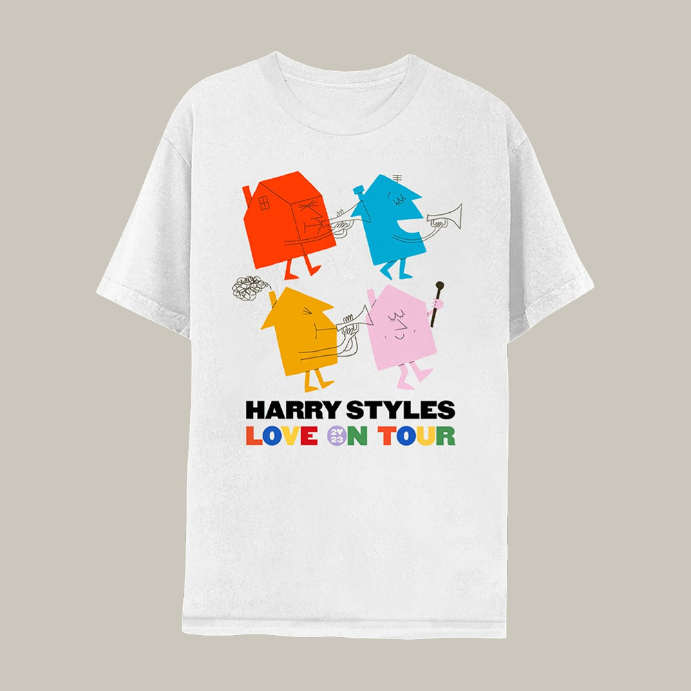 Harry Styles Houses Love On Tour T-Shirt Music Clothes Present For Harry Styles Fans