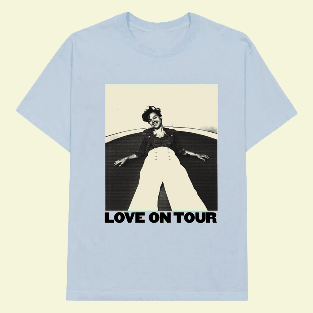 Harry Styles Merch Harry Styles Smile Love On Tour T-Shirt Gifts For Music Enthusiasts