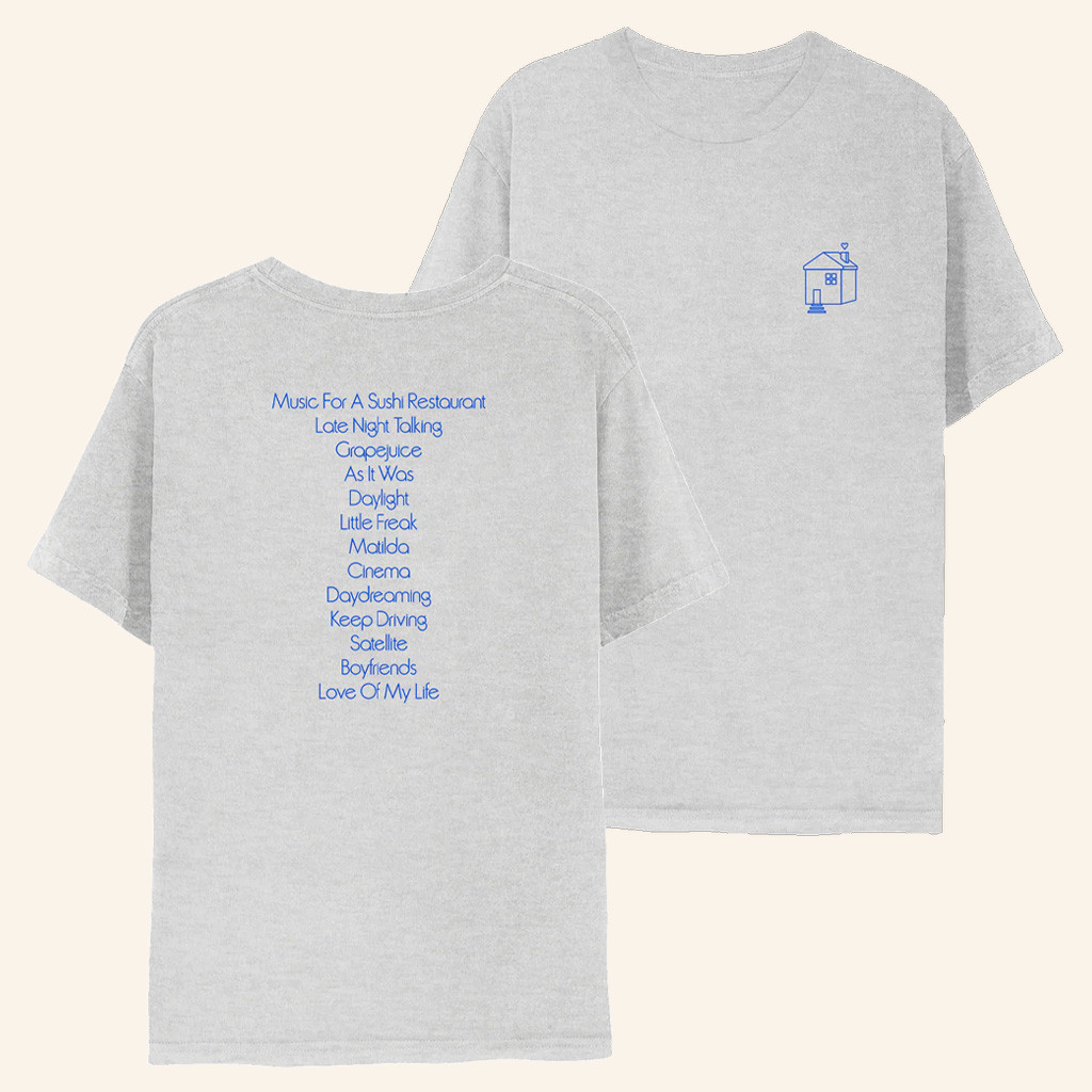 Harry Styles Merch Harry's House Tracklist T-Shirt Gift Ideas For Music Lovers