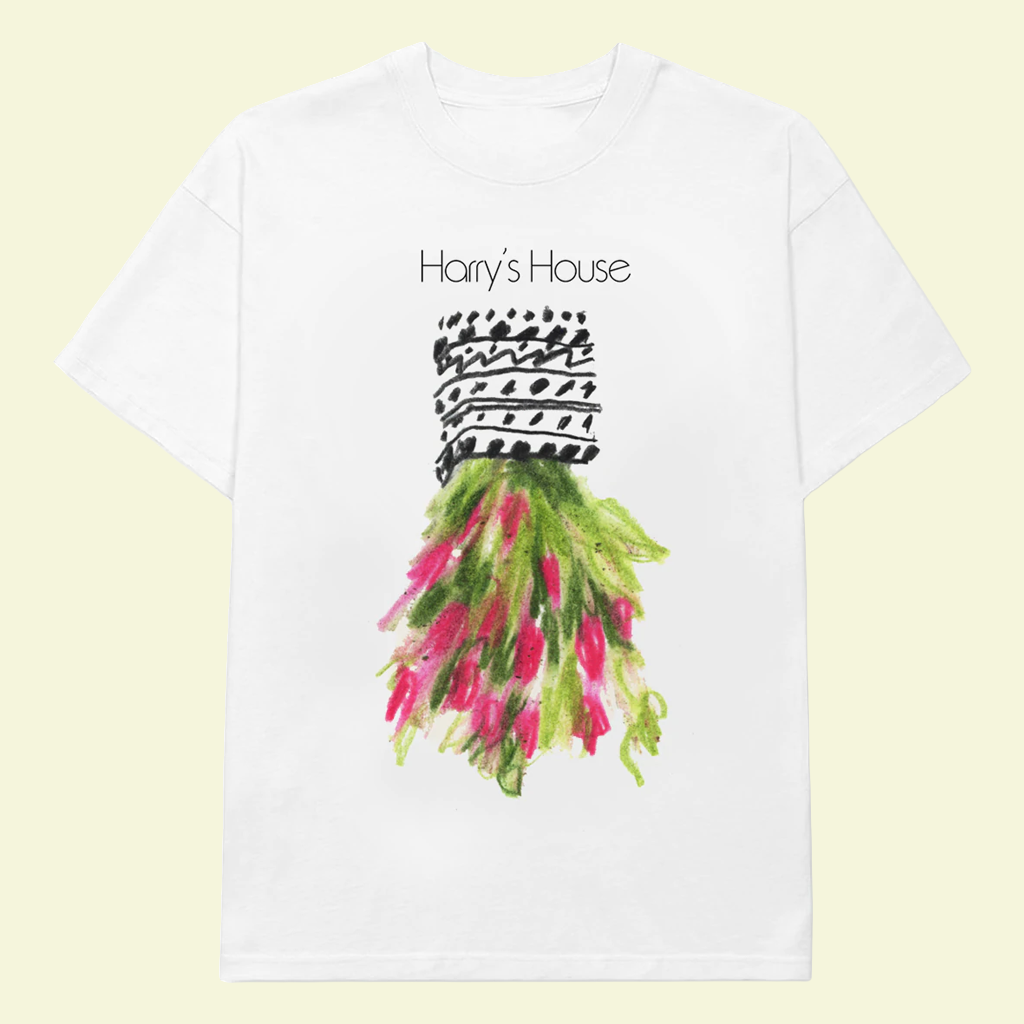 Harry Styles Merch Harry's House White T-Shirt Birthday Gifts For Music Lovers