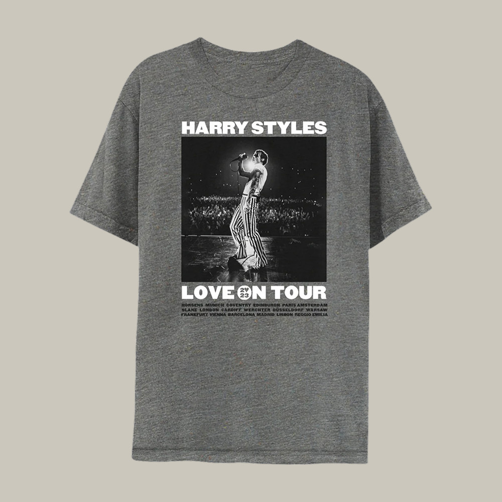 Harry Styles Merch Photo T-Shirt Harry Styles Fan Shirt Present Idea For Boyfriend
