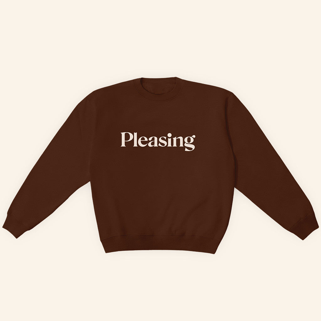 Harry Styles Pleasing Merch The Pleasing Crewneck Brown Sweatshirt Gifts For Him Harry Styles Pleasing Merch The Pleasing Crewneck Brown Sweatshirt Gifts For Him