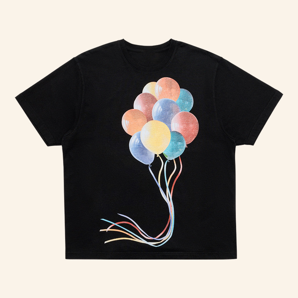 Harry Styles Pleasing Merch The Pleasing x JW Anderson Bunch Of Balloons T-Shirt Black Harry Styles Pleasing Merch The Pleasing x JW Anderson Bunch Of Balloons T-Shirt Black