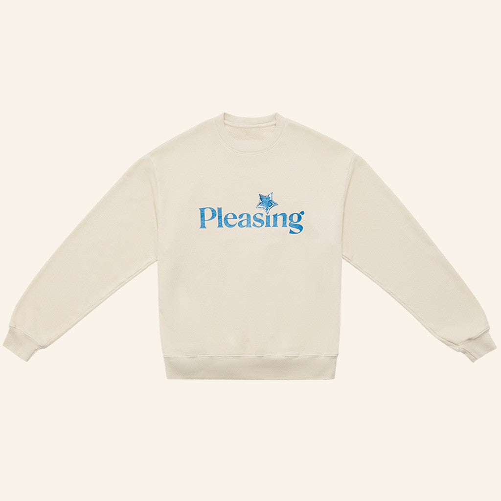 Harry Styles Pleasing Merch The Pleasing x JW Anderson Star Logo Crewneck Sweatshirt Her Gifts