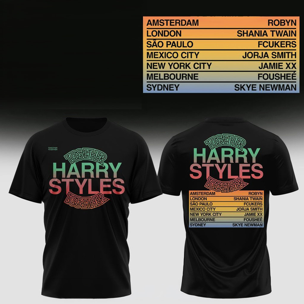 Harry Styles Together Together Tour 2026 T-Shirt Fan Merch Gift Ideas For Husband