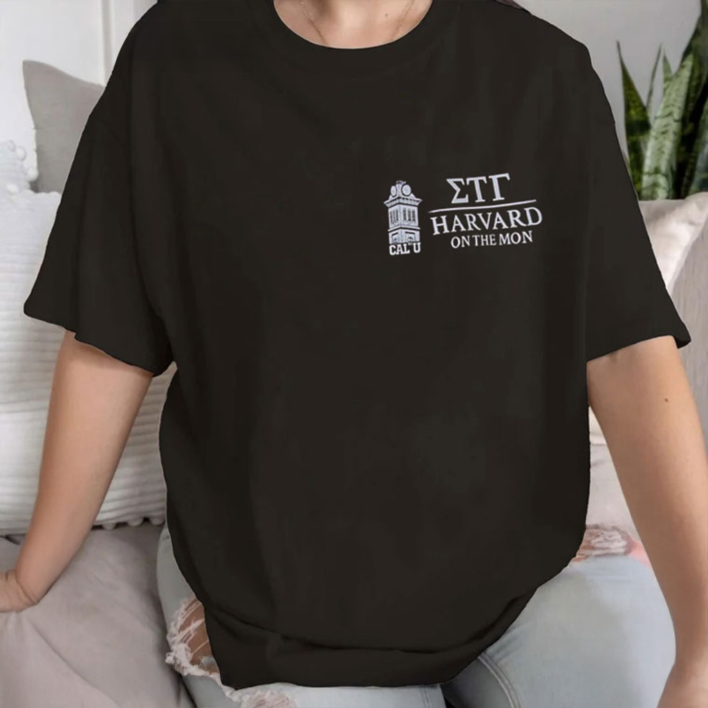 Harvard On The Mon Graphic T-Shirt Christmas Gifts For Her Harvard On The Mon Graphic T-Shirt Christmas Gifts For Her