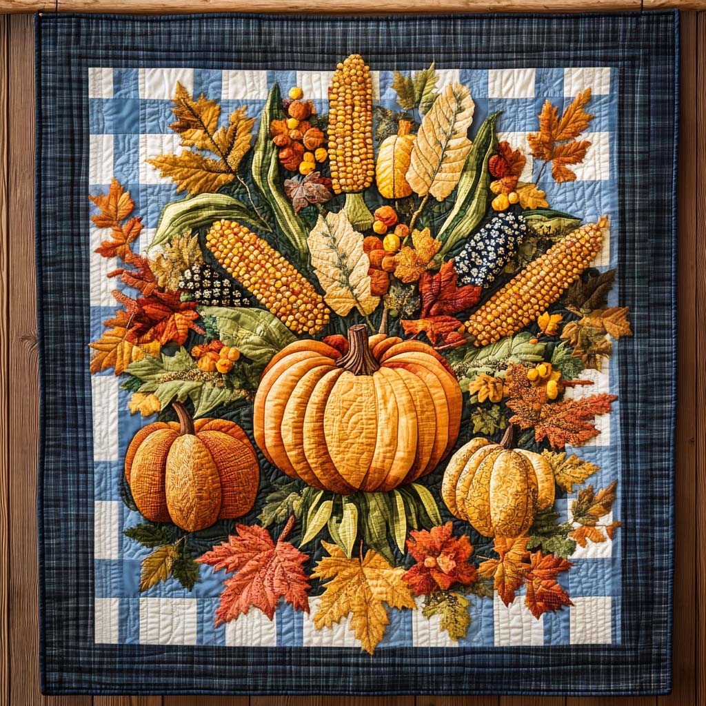 Harvest Bounty Quilted Blanket Gift Ideas For Fall