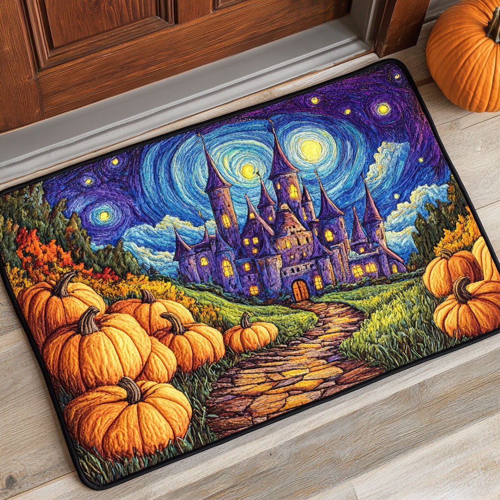 Harvest Castle Doormat Best Decoration Gift For Friends and Family on Halloween Day