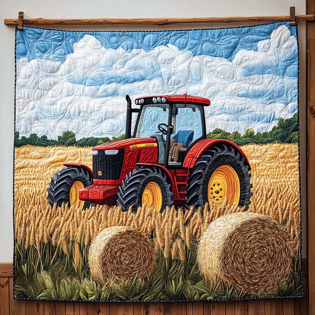 Harvest Champion Quilted Blanket Unique Gifts For Farmers