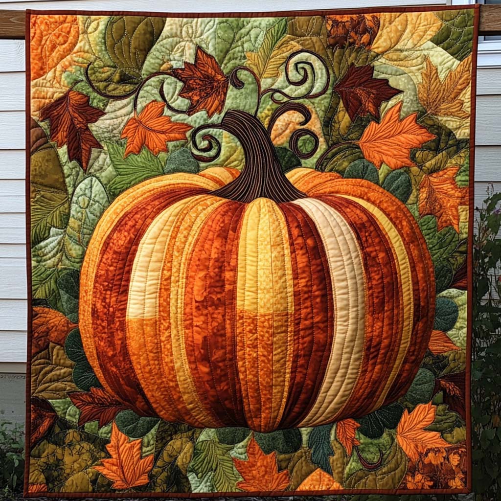 Harvest Charm Quilted Blanket Cozy Fall Gift Ideas