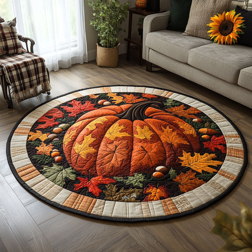 Harvest Forever Quilted Round Mat Outdoor Decor Great Gifts For A Farmer