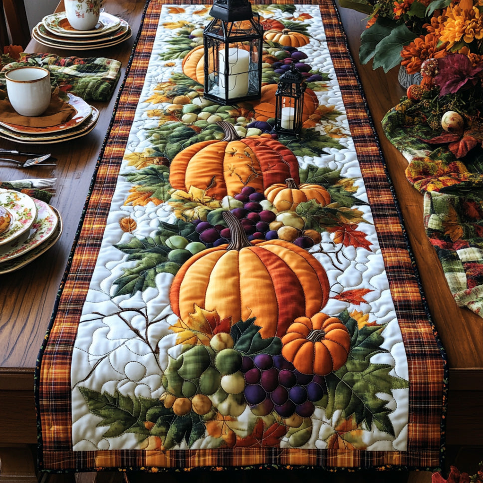 Harvest Hollow Quilted Table Runner Best Fall Table Runners Birthday Gifts For Friends