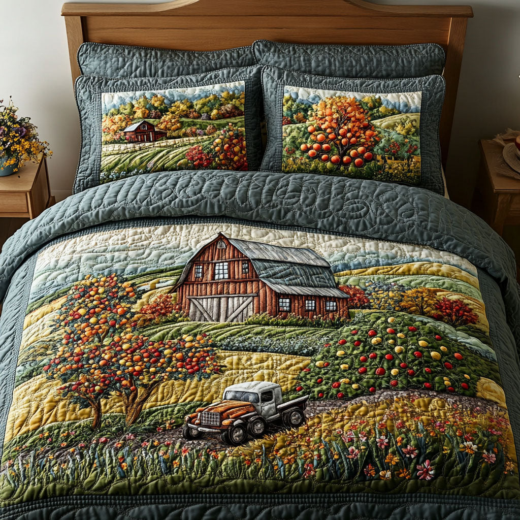 Harvest Road Quilted Bedding Set Classic Bedding Set That Enhances Your Sleep Space
