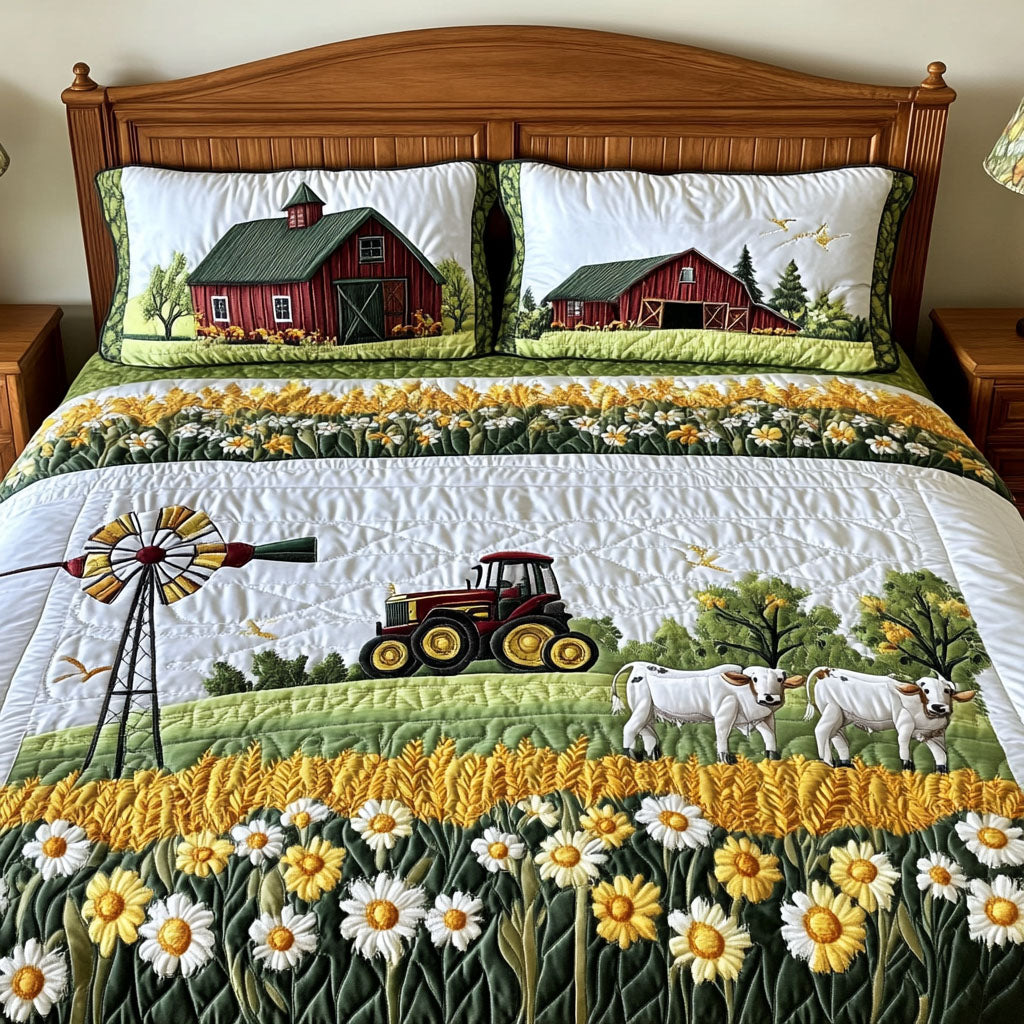 Harvest Time Blossoms Quilted Bedding Set Bed Decor Ideas Gift Ideas For Fall