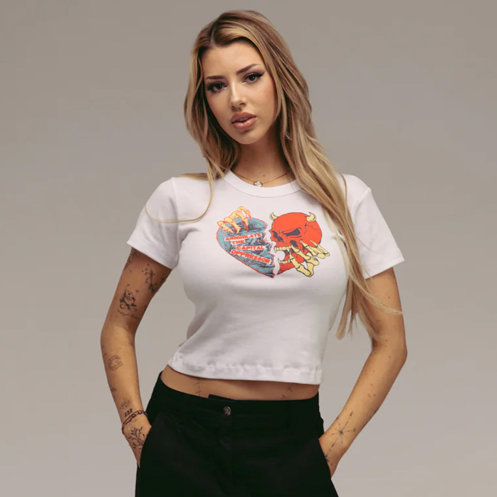 Hasan Piker Merch Annihilate Baby Tee Christmas Gifts For Girlfriend Hasan Piker Merch Annihilate Baby Tee Christmas Gifts For Girlfriend