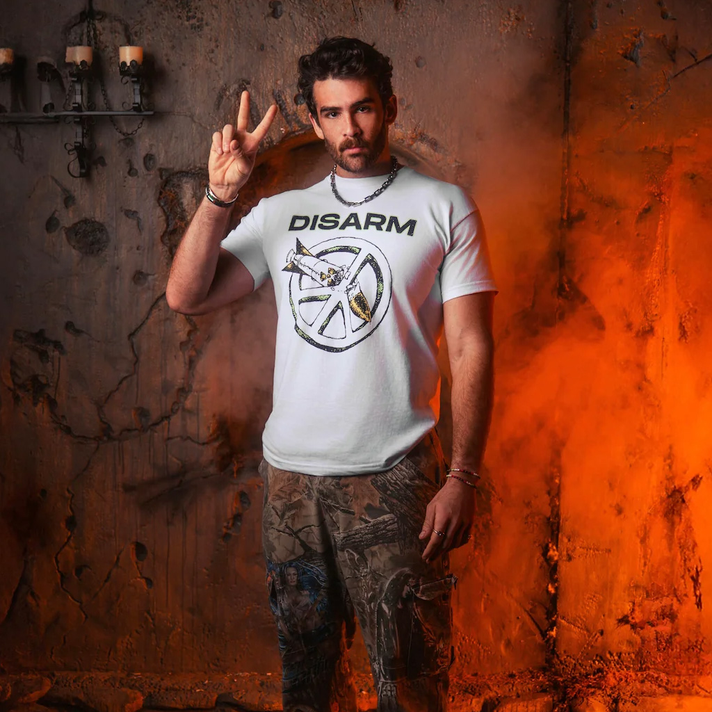 Hasan Piker Merch Disarm T-Shirt Xmas Gifts For Him Hasan Piker Merch Disarm T-Shirt Xmas Gifts For Him