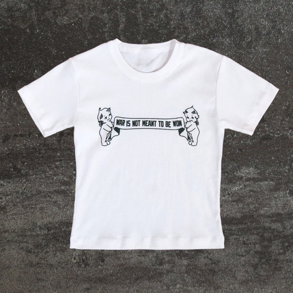 Hasan Piker Merch No Winning Baby Tee War Is Not Meant To Be Won T-Shirt Gifts For Daughter