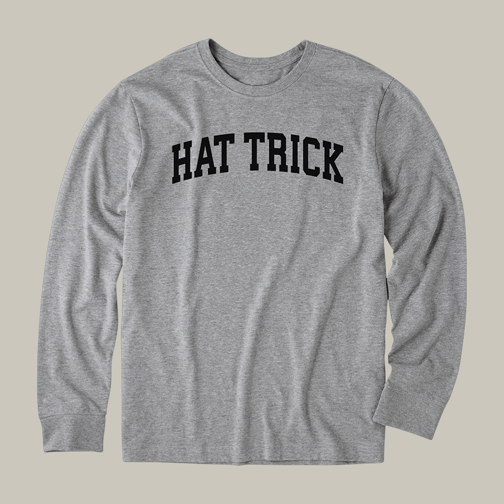 Hat Trick Arch Long Sleeve Shirt Life Is Good Apparel Cool Hockey Gift Idea