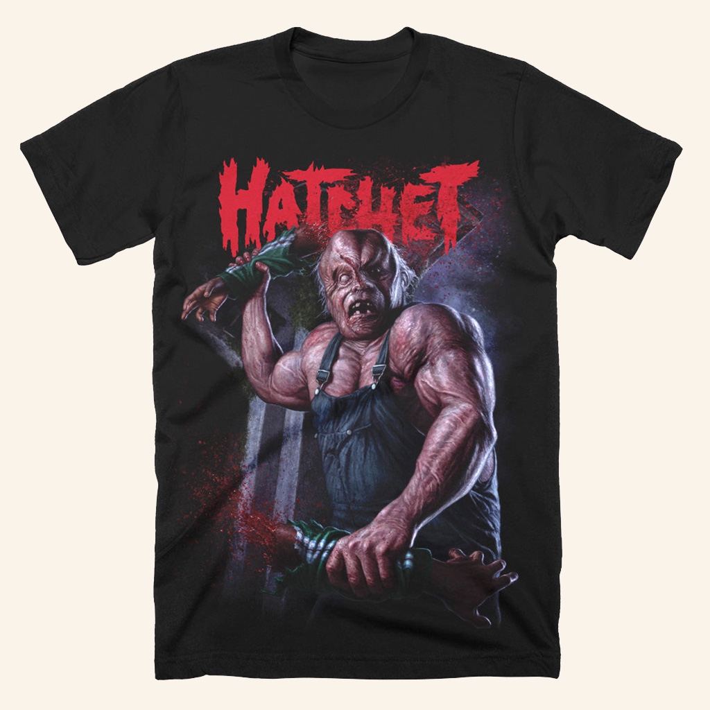 Hatchet Terror Goes Old School T-Shirt Halloween Themed Clothes Gift Ideas For Dad Hatchet Terror Goes Old School T-Shirt Halloween Themed Clothes Gift Ideas For Dad