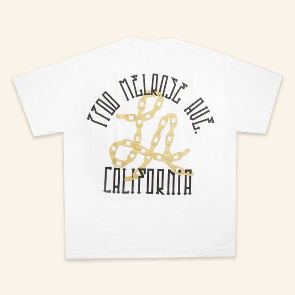 Hatclub Merch Hat Club Los Angeles Chain 2025 White T-Shirt Gifts For Husband Hatclub Merch Hat Club Los Angeles Chain 2025 White T-Shirt Gifts For Husband