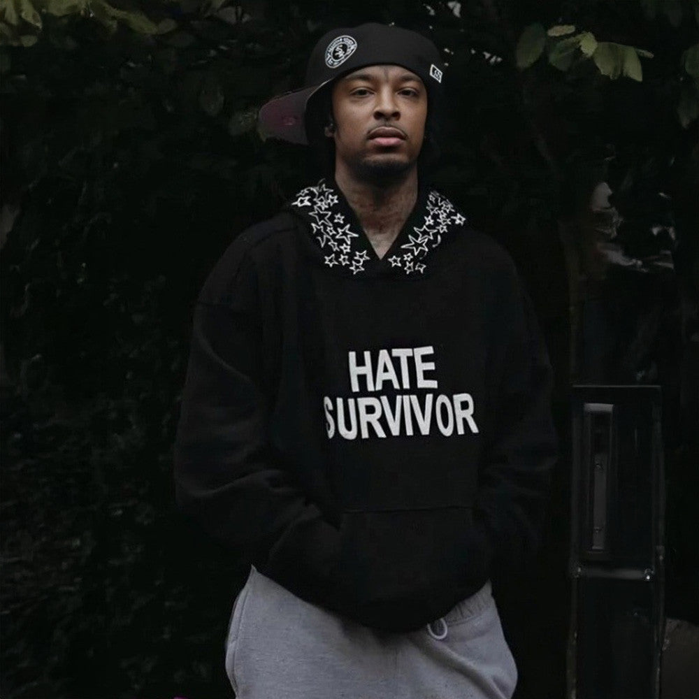 Hate Survivor Hoodie Drake Hate Survivor Stars Hoodie Gifts For Drake Fans Hate Survivor Hoodie Drake Hate Survivor Stars Hoodie Gifts For Drake Fans