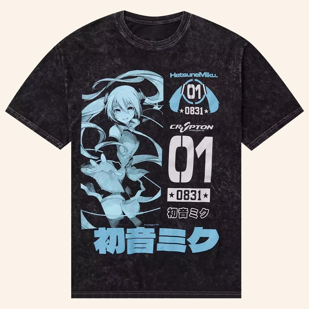 Hatsune Miku Merch Hatsune Miku Graphic T-Shirt Great Gifts For Brothers