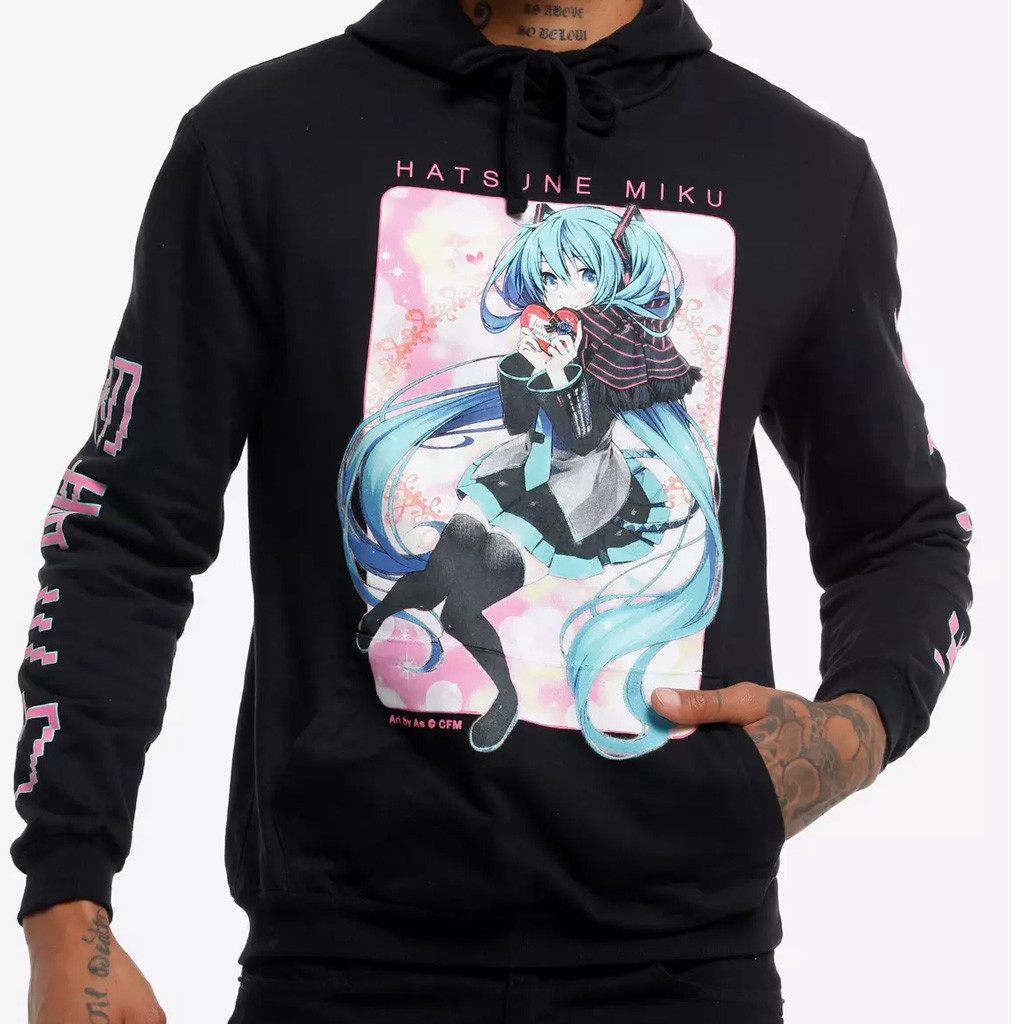 Hatsune Miku Merch Hatsune Miku Winter Outfit Hoodie Best Gifts For Him Hatsune Miku Merch Hatsune Miku Winter Outfit Hoodie Best Gifts For Him