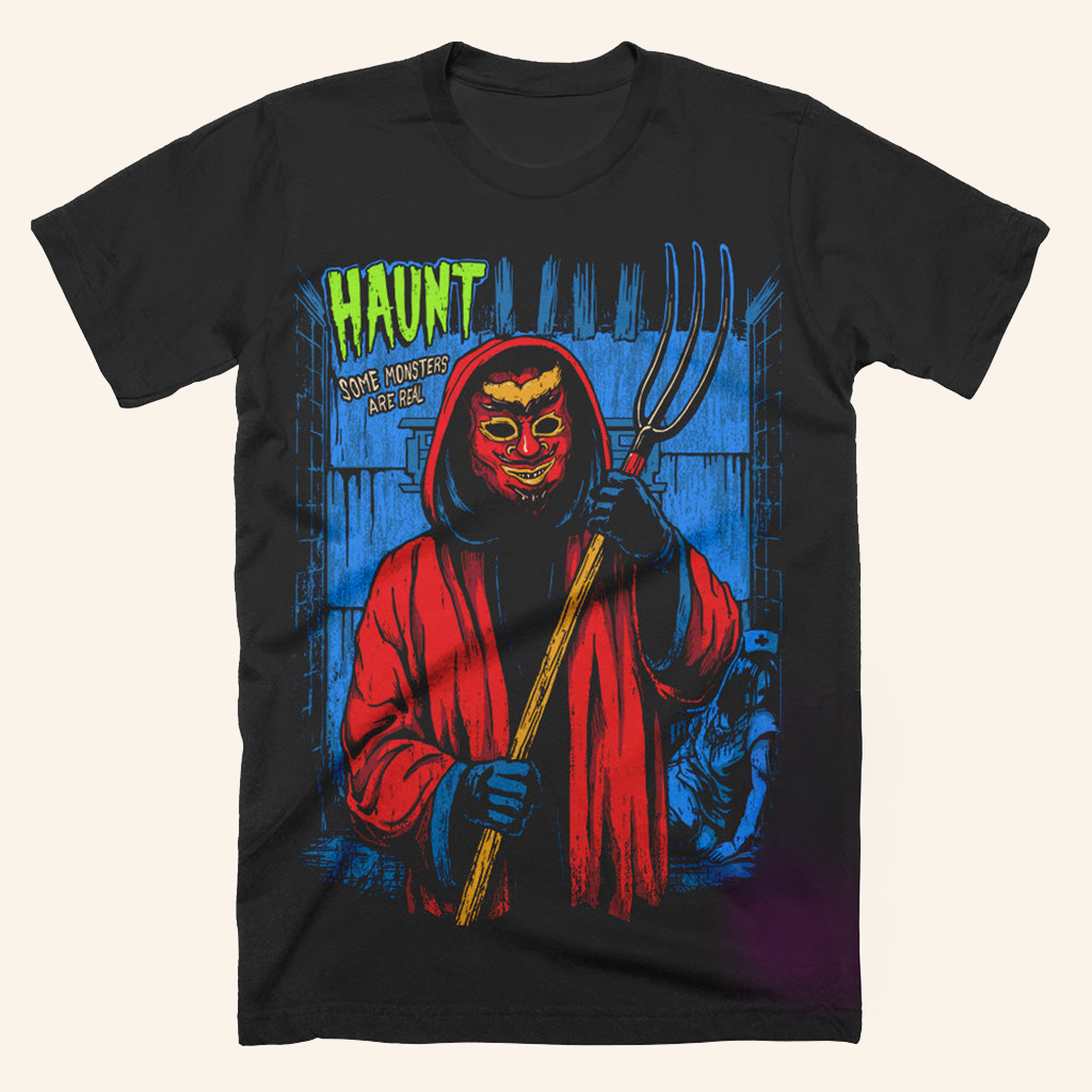 Haunt Speak Of The Devil T-Shirt Halloween Themed Clothes Gift Ideas For Son Haunt Speak Of The Devil T-Shirt Halloween Themed Clothes Gift Ideas For Son