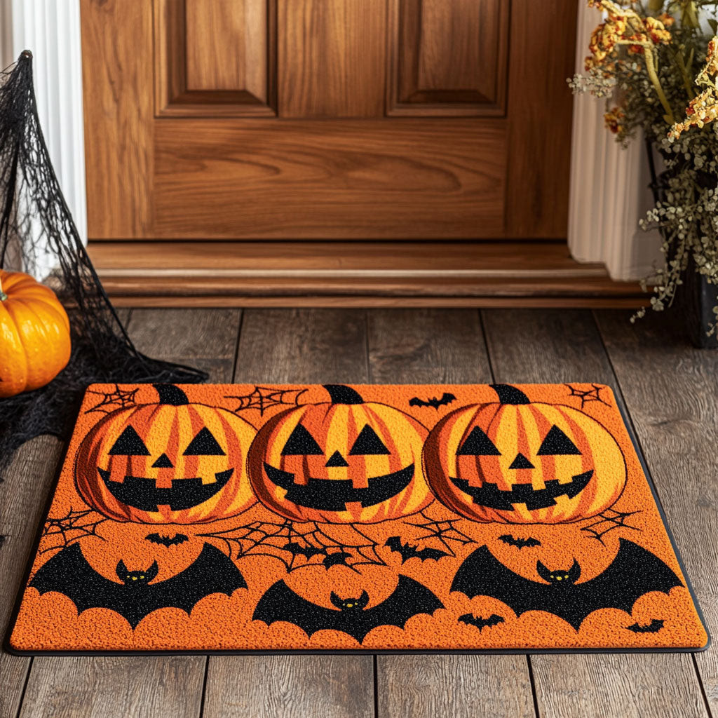 Haunted Greeting Doormat Best Decoration Gift For Friends and Family on Halloween Day