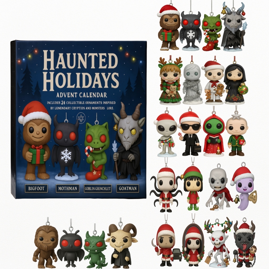 Haunted Holidays 2025 Advent Calendar Season Decor Xmas Countdown Christmas Gift Ideas