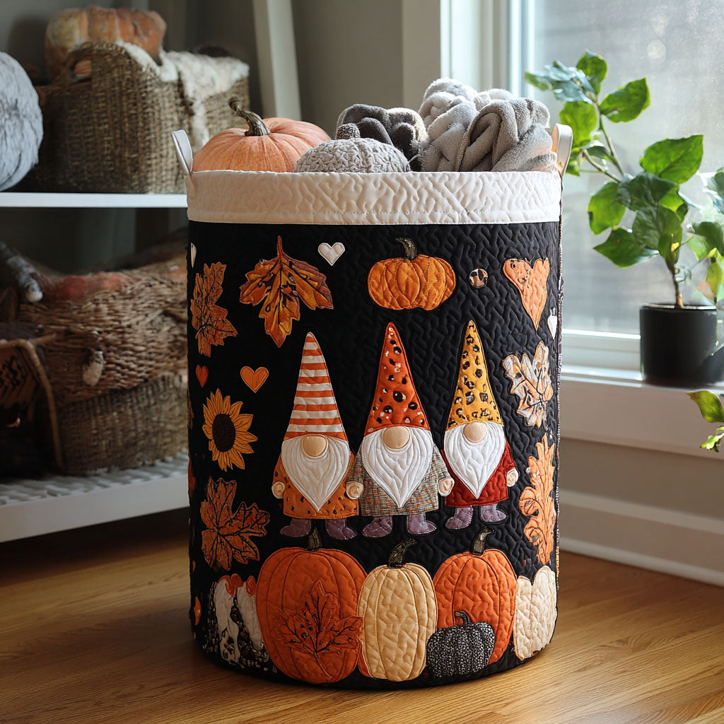Haunted Hollow Helper Quilted Laundry Basket Merch For Family Time