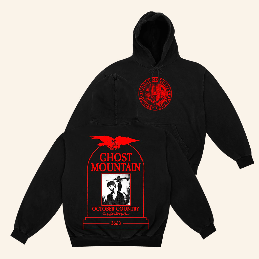 Haunted Mound Merch Ghost Mountain Seal Hoodie Unique Gifts For Music Lovers