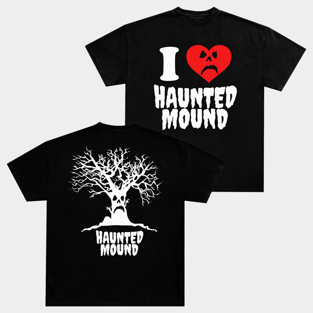Haunted Mound Merch I Love Haunted Mound Shirt Presents For Rap Fans-1