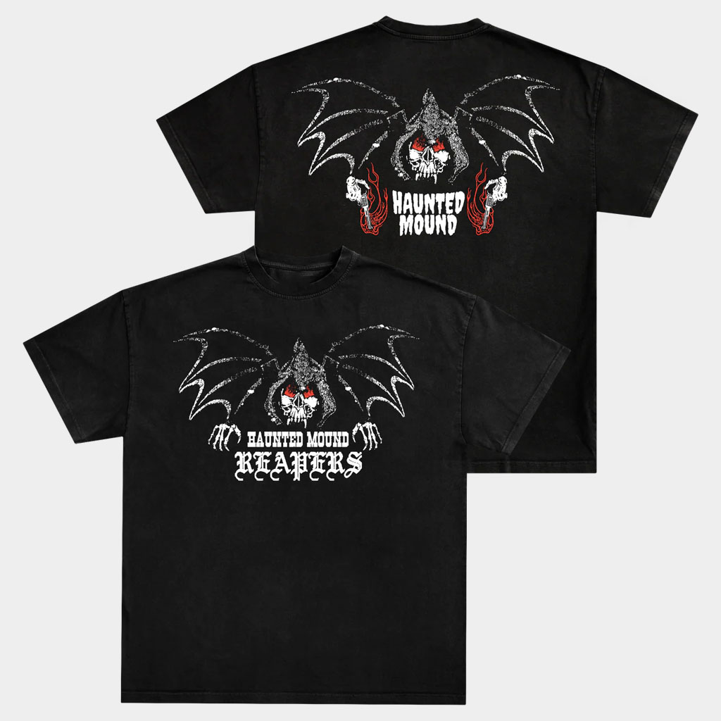 Haunted Mound Merch Reapers Black T-Shirt Haunted Mound Shirt Gifts For Him