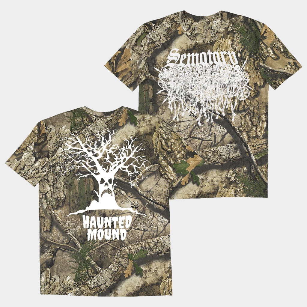 Haunted Mound Merch Sematary Logo Camo Shirt Sematary Merch Gifts For Fans