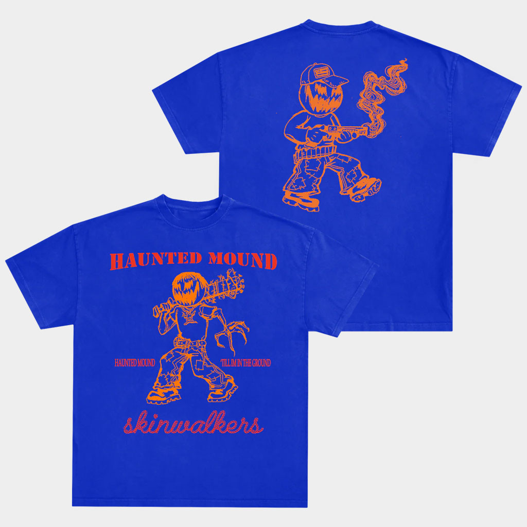 Haunted Mound Merch Skinwalkers T-Shirt Haunted Mound Pumpkin Shirt Gifts For Fans-1
