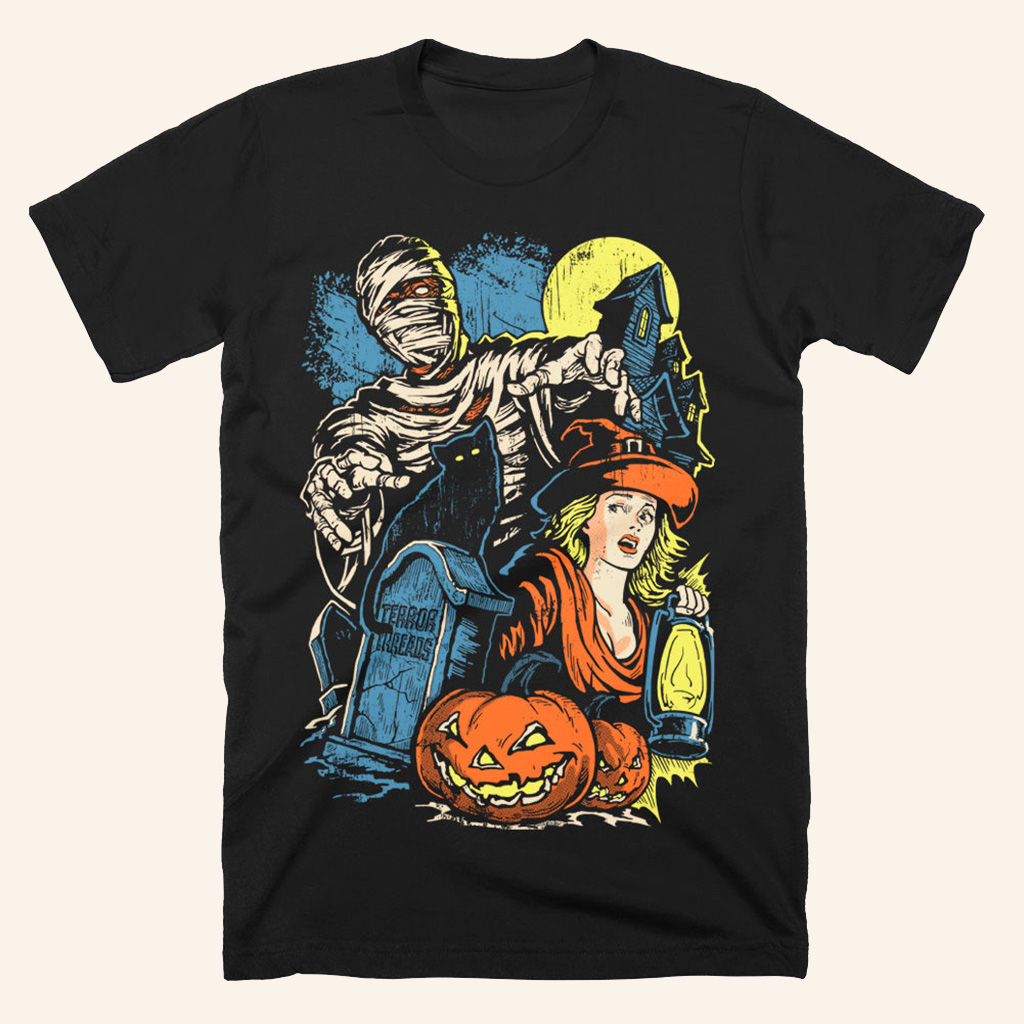 Haunted Trails T-Shirt Halloween Themed Apparel Gift Ideas For Sister Haunted Trails T-Shirt Halloween Themed Apparel Gift Ideas For Sister